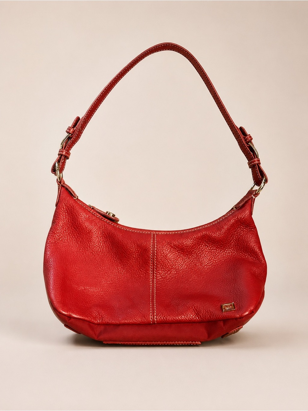 Vintage Y2K The Sak Scarlett Pebbled  Leather Small Shoulder Hobo Bag